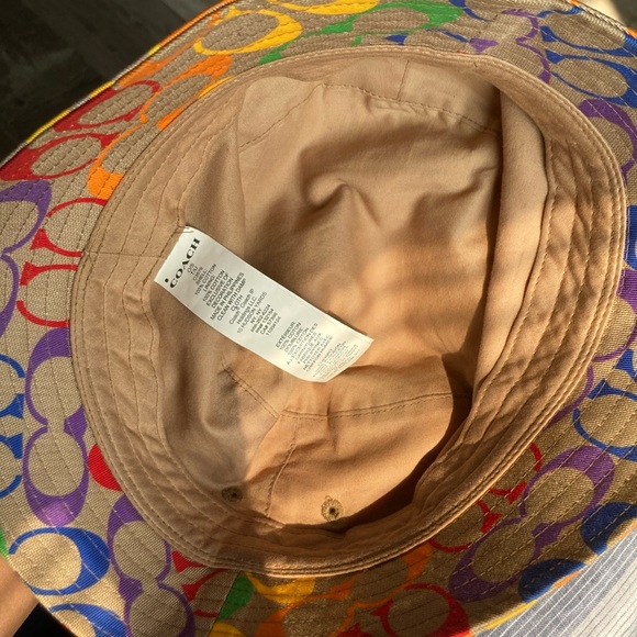 Coach Multicolor Signature Bucket Hat - Picture 2 of 3